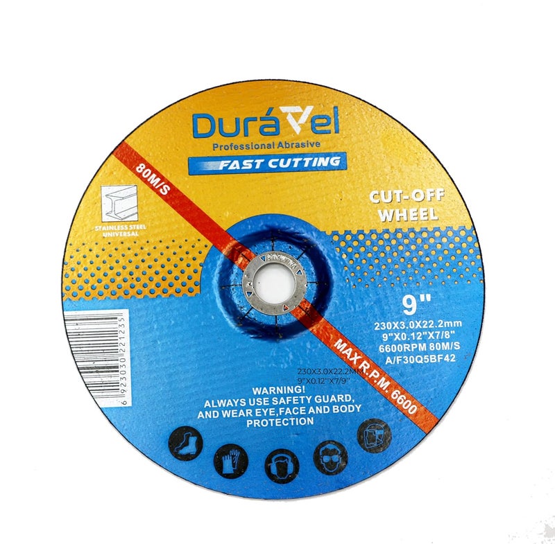 Duravel Professional Cut Off Wheel - 4.5" (Fast Cutting) - Thin Cutting Wheel for Angle Grinder & Cut-Off Tools - 20 Pack - Image 2